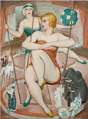 Sample artwork by William L'Engle (1884 - 1957), known for abstract and realist painting-figure, landscape, genre - View similar artists and auction records